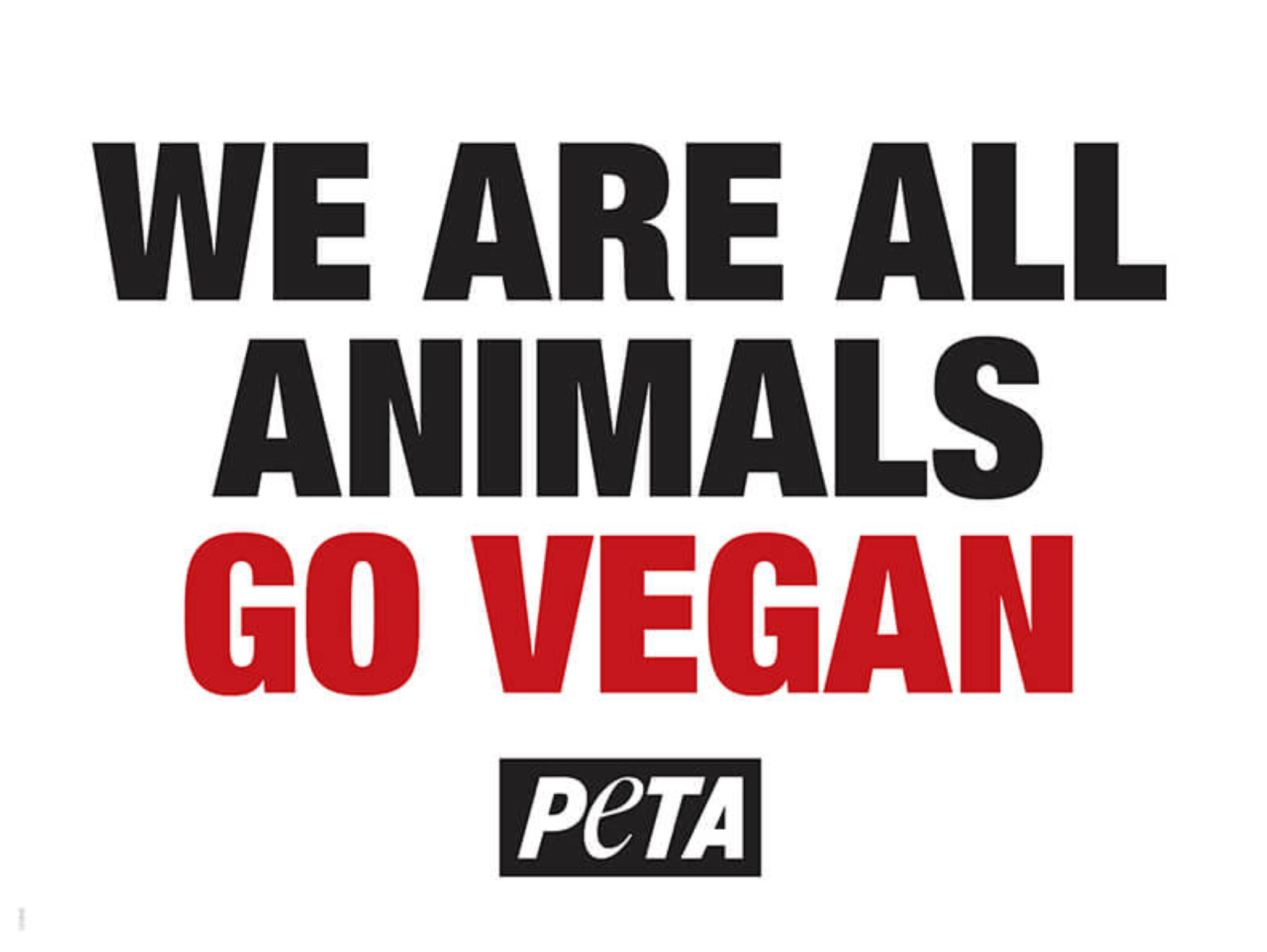 we-are-all-animals-demo-poster-peta-literature